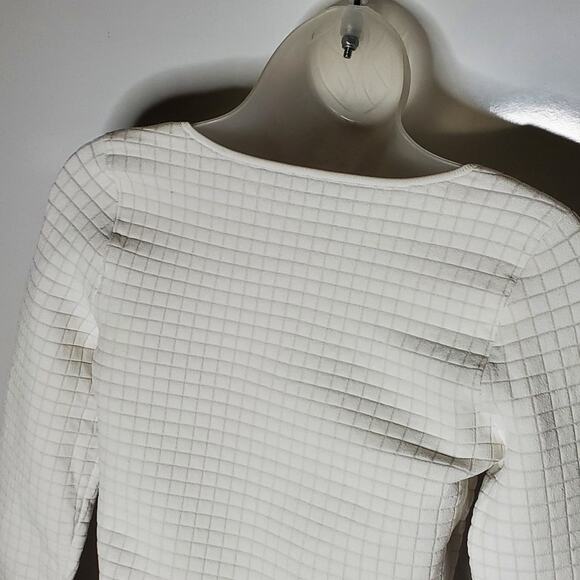 Proenza Schouler White Label Square Neck Quilted Knit Top XS Great Condition - Picture 9 of 14